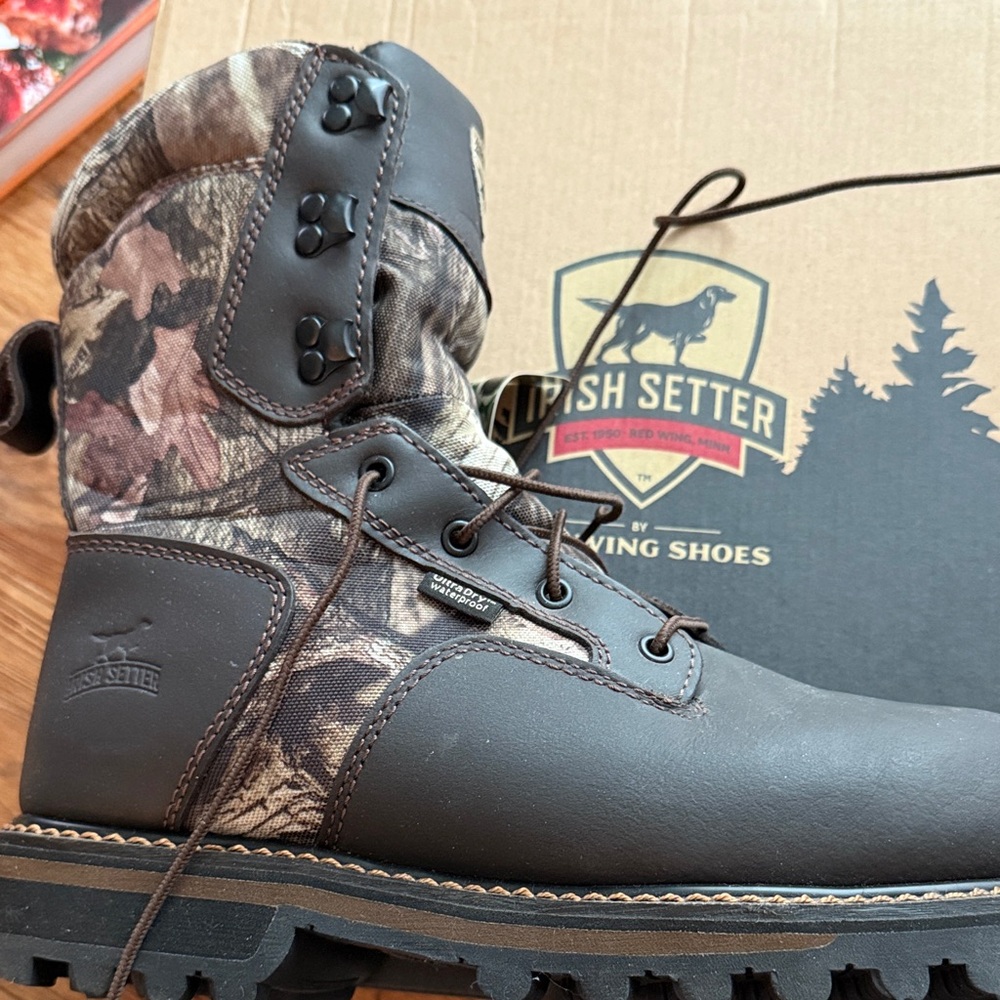 Irish Setter by Red Wing Woodland Camo Boots